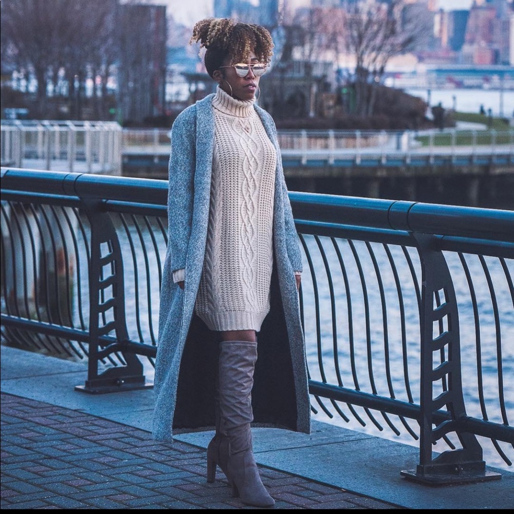 Missguided Gray Longline Coat